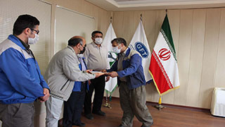 تقدیراز پرسنل نمونه به مناسبت روز جهانی ایمنی و بهداشت حرفه ای سال 1400