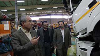 مراسم آغاز به‌ کار مجدد شرکت خودروسازی رخش خودرو دیزل