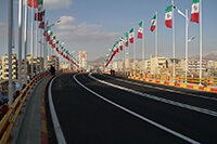 مراسم افتتاح پل روگذر شهيدان صبور (اره گر)