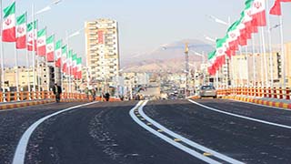 مراسم افتتاح پل روگذر شهيدان صبور (اره گر)
